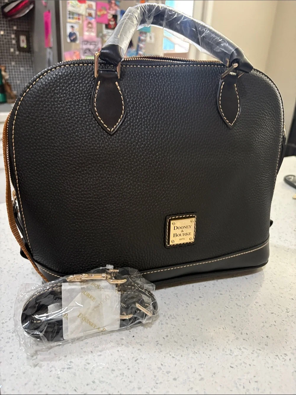 Dooney & Bourke structured dome